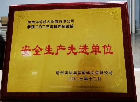 6966集团官网物流荣获了“西安国际集装箱船埠安全出产先进单元”